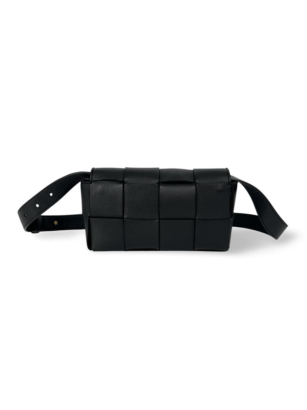 Bottega Veneta Cassette Belt Bag Black #363819B61B